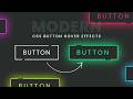 Modern CSS Glowing Button Hover Effects | Html CSS Tutorial