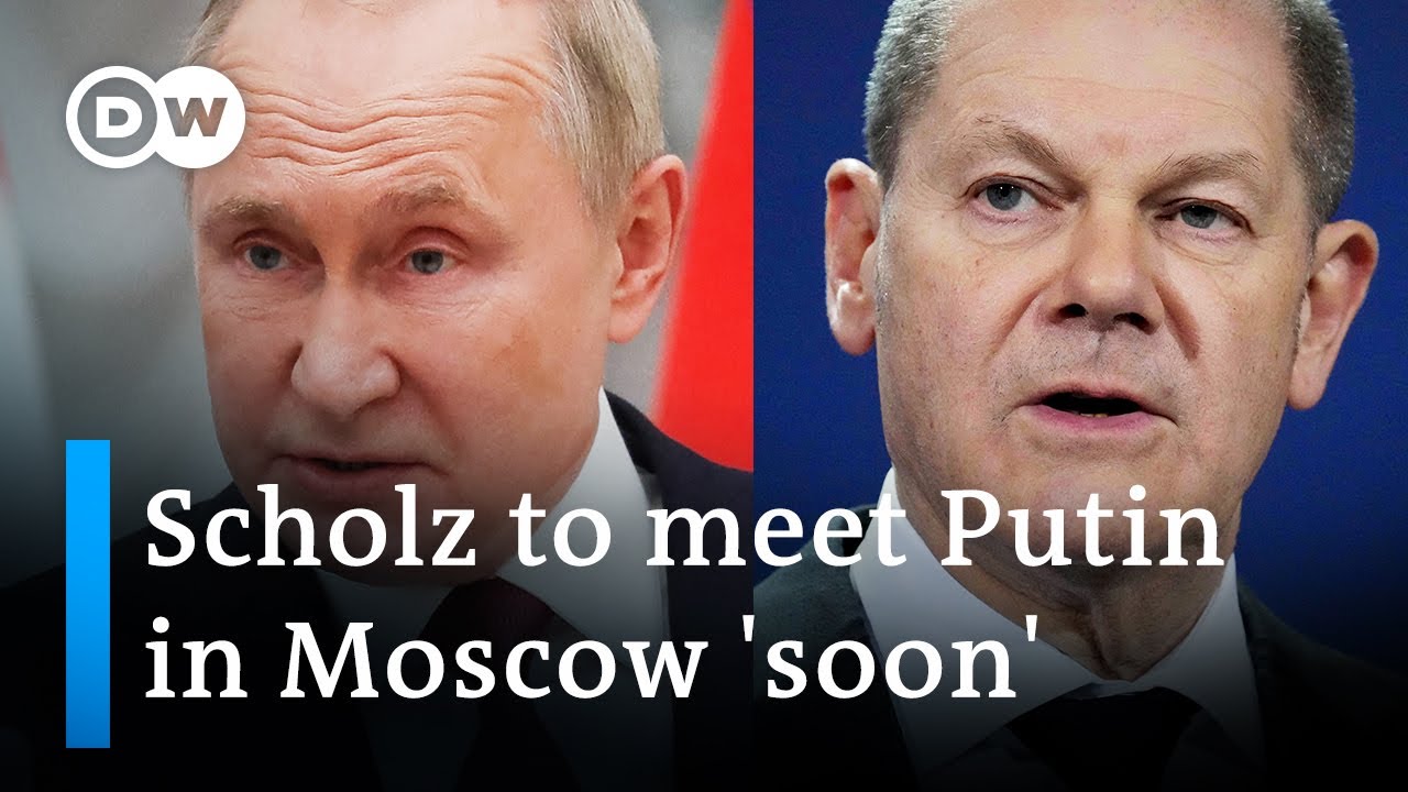 German Chancellor Scholz Announces Impending Moscow Visit | DW News ...