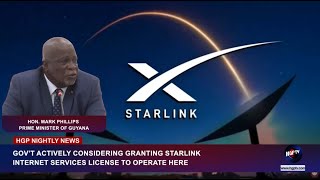 GOV’T ACTIVELY CONSIDERING GRANTING STARLINK INTERNET SERVICES LICENSE TO OPERATE HERE