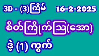 3D - 2025 -(3)ကြိမ်  မိတ်ဆွေများ အတွက် စိတ်ကြိုက်အော ဒဲ့ (1) ကွက် ဝင်ယူပါ။