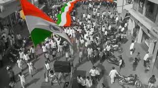 #INDEPENDENCEDAY ,1500 feat Indian flag in davangere