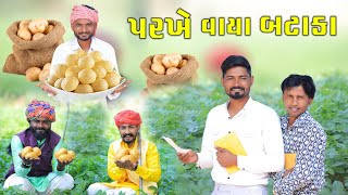 પરખે વાયા બટાકા | વેચવા માં પડ્યા લોચા | Village Boy New Comedy Video 2025 @villageboysvlog2654