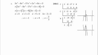 MHF4U Unit 1 Polynomials Test Review Solutions