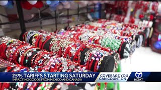 New tariffs on Mexican, Canadian and Chinese goods set to start Saturday