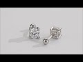 Praisefine moissanite stud earrings