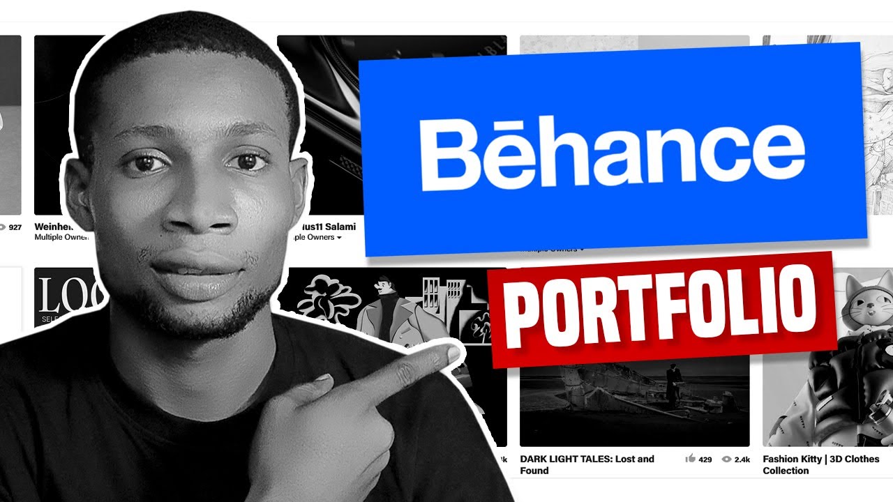 How To Create A Portfolio With BEHANCE - YouTube