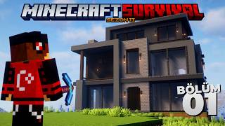 GELMİŞ GEÇMİŞ EN İYİ BAŞLANGIÇ┇MINECRAFT SURVIVAL ▹ BÖLÜM 1