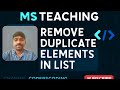 Best Way to Remove Duplicates from Python List@coderscoding8772