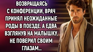 Возвращаясь с конференции, врач принял неожиданные роды в поезде. А едва взглянув на малышку…