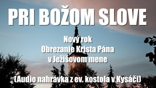 Novoročné služby Božie 2025