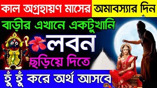 কাল অগ্রহায়ণ মাসের অমাবস্যার দিন লবণের আশ্চর্য ক্ষমতা আবিষ্কার করুন এবং আপনার জীবন পাল্টে ফেলুন!