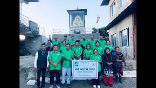 Hiking-Chhapeli to TOP of the Majhkhanda Buddha Vihar, South Lalitpur