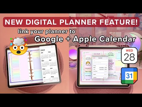 ¡Vincula tu agenda digital a Google y Apple Calendar! Característica de iPad Android