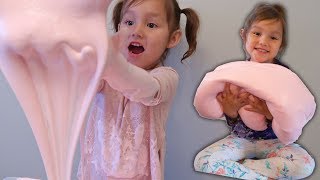 4 Year Old Tries To Make Slime