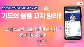 [특별새벽기도회] 기도의 불을 끄지 말라!! | 갈라디아서 6장 | 그리스도의 법을 지키며 삽시다. | 선한목자온라인교회 | 최효열 목사 | 1080p