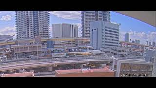 阪神高速3号神戸線 京橋PA付近 ライブカメラ Japan Hanshin Expressway No.3 Kobe Line Kyobashi rest area near Live Camera.