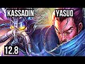 KASSADIN vs YASUO (MID) | Rank 1 Kassadin, 900+ games, Legendary, 12/4/12 | BR Challenger | 12.8