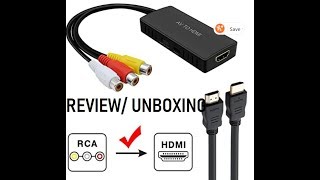 RuiPuo AV to HDMI Converter GV-CH5005 Review | Surprising Results!