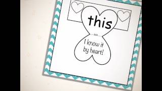 Sight Word Interactive Notebooks in Kindergarten
