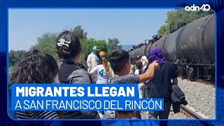 Continúa la llegada de migrantes a San Francisco del Rincón, Guanajuato