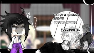Naruto Friends React Naruto As Gojo💙|+All Parts|| Naruto Friends React|| Eid Mubarak ✨