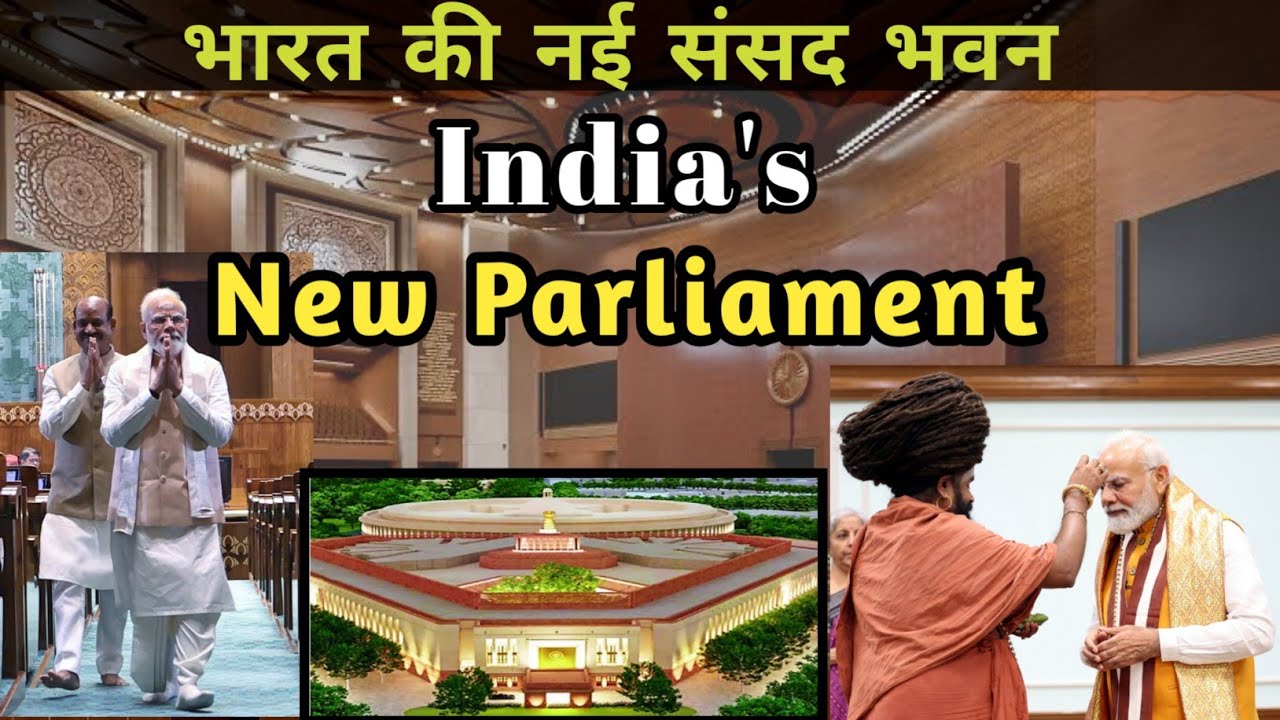 Inauguration Of New Parliament Building!! भारत की नई संसद भवन🥳Sengol In ...