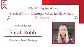 The BigWigs Speak Live | MarCquest | Sarah Robb