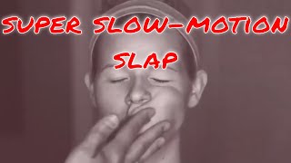 slow motion slap like high speed camera