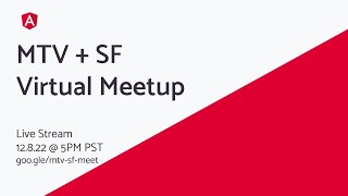 Mountain View and San Francisco Angular Nov/Dec Virtual Meetup
