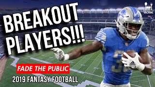 BREAKOUT Players for 2019 Fantasy Football