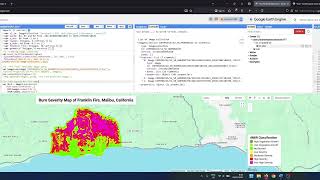Differenced Normalized Burn Ration (DNBR) Analysis Using Google Earth Engine (GEE)