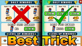 Dynamons world daily free reward claim 999999 time get unlimited level up snack without Hardwork