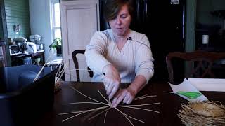 Creating a Bird Nest Basket