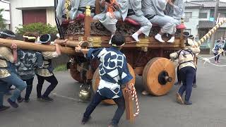 佐原の大祭初日/仁井宿区/香取街道から団地内に入り休憩場所まで