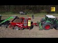 kartoffeln pflanzen legen fendt 828 grimme gl430 pflanzmaschine lüneburger heide potato planting