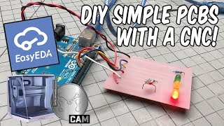 How to DIY simple PCBs with EasyEDA and the Carvera Air CNC