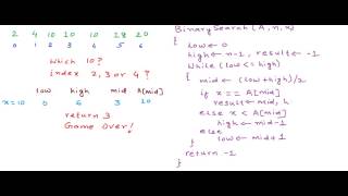 Binary search - finding first or last occurrence of a number