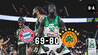 Bayern Munich - Panathinaikos 69-80 | Full Highlights | Euroleague Round 18 | 27.12.2024