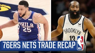 NBA Trade Deadline Recap: 76ers, Nets Swap Ben Simmons and James Harden | CBS Sports HQ