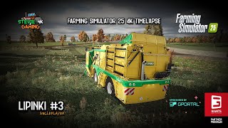 Lipinki/#3/Harvesting Cotton \u0026 Beans/Mowing/Cultivating/Fertilizing/Bale Wrapping/FS25 4K Timelapse