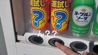 自販機シリーズ…ん？？運試し……80円なら…微妙やな笑　　#自販機シリーズ#自販機