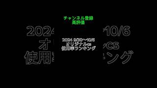 【デュエマ オリジナルCS】入賞デッキ数ランキング！！！(9/30~10/6)#デュエマcs入賞ランキング #デュエルマスターズ #オリジナル#shorts