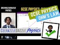 GCSE Physics 9-1: Ohm's Law