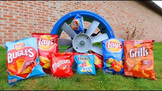 Fast Shredder vs Crunchy Chips Experiment