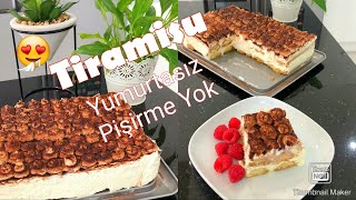 Tiramisu Tarifi | Yumurtasız ve Pişirme yok 😍