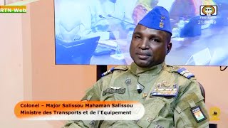 Niger : Le bilan du Ministre des Transports et de l'Equipement, le Colonel-Major Salissou Mahaman