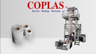 High Speed 55mm Single Screw Blown Film machine-COPLAS(made in malaysia)