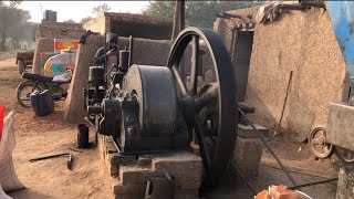 Heavy Diesel Engine Amazing Sound System || Old Black Engine || Safdar Bhatti