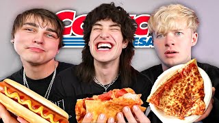 Trying Costco Food with Sam and Colby!