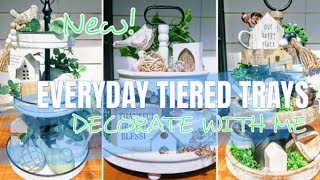 🌿EVERYDAY TIERED TRAYS | EVERYDAY DECOR | TIERED TRAY DECOR IDEAS